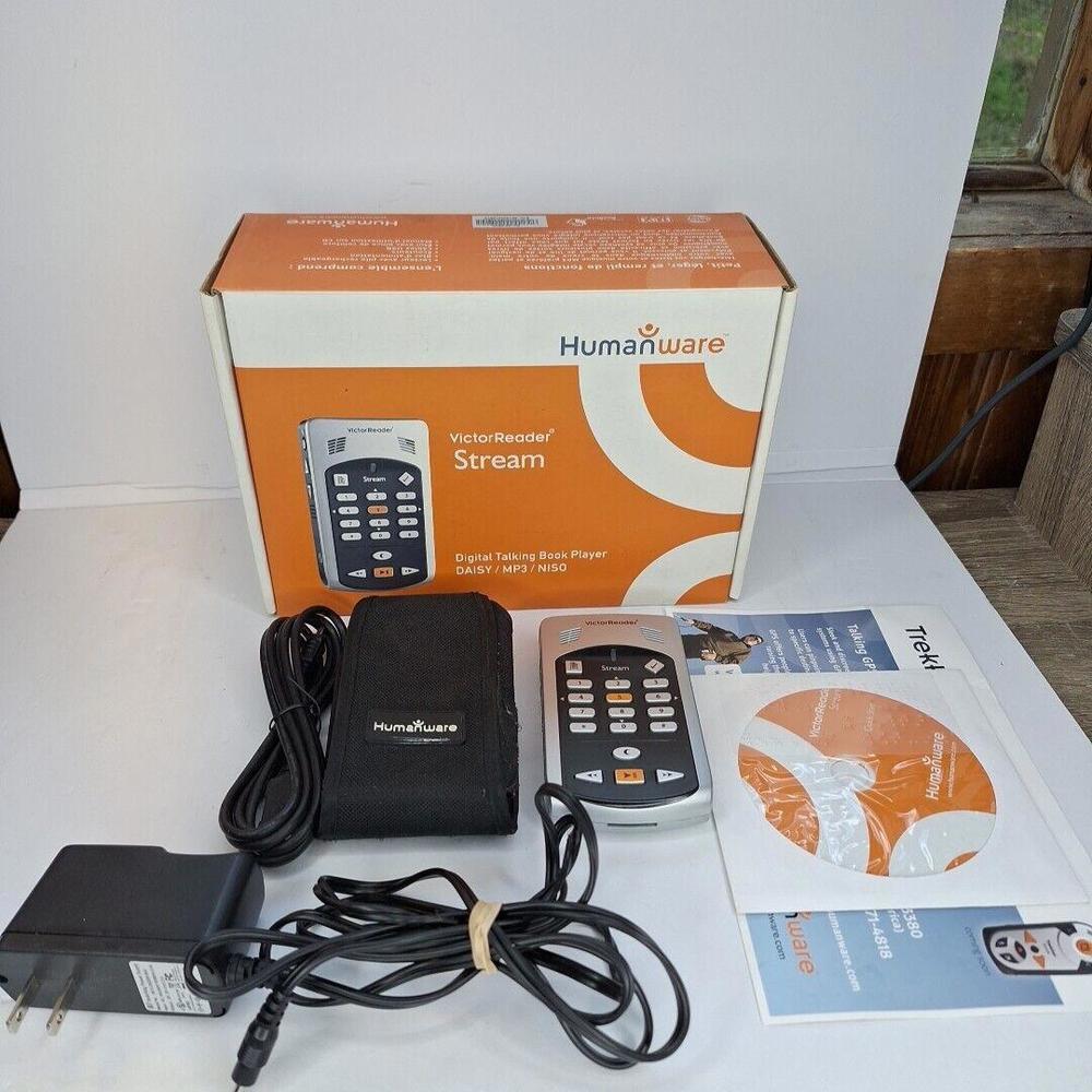 Humanware Victor-Reader Stream Talking Book Player DAISY NISO MP3 WORKING